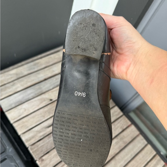 Miz Mooz Francine leather Mary Jane shoe in black size 9 - Picture 6 of 7